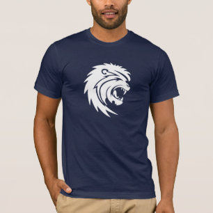 Le T-shirt des hommes d'hurlement de lion