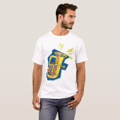 Le T-shirt des hommes d'instrument de tuba (Devant entier)