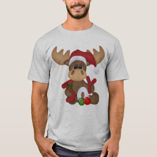 Le T-shirt des hommes d'orignaux de joie de