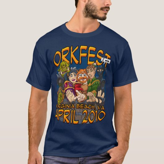 Le T-shirt des hommes d'OrkFest 2010 (Devant)