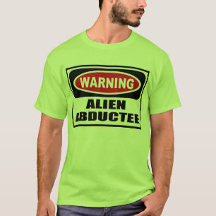 Le T-shirt des hommes ÉTRANGERS d'avertissement