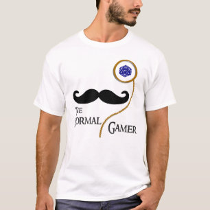 Le T-shirt des hommes formels de Gamer