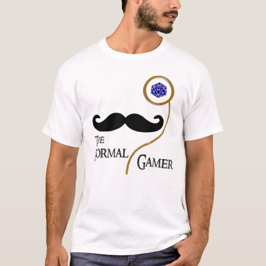 Le T-shirt des hommes formels de Gamer (Devant)
