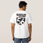 Le T-shirt des hommes NARAM56 (Dos entier)