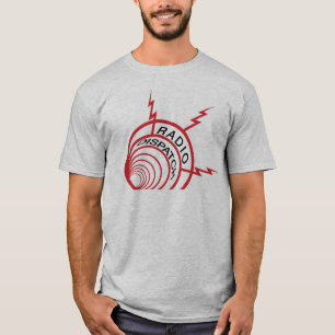 Le T-shirt des hommes par radio d'expédition