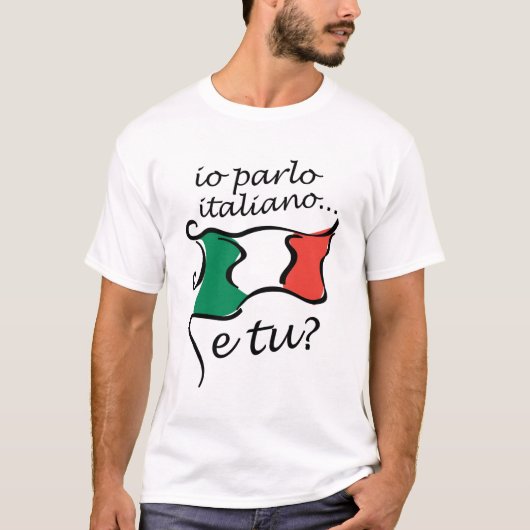 Le T-shirt des hommes : Parlo Italiano d'E/S (Devant)