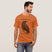 Le T-shirt des hommes - Raven Quoth le corbeau, (Devant entier)
