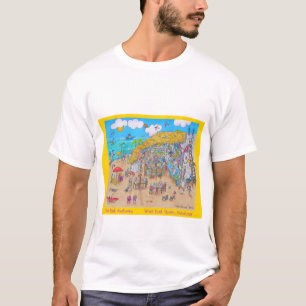 Le T-shirt des hommes roses de l'hippocampe de