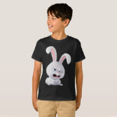 Le T-shirt Design de lapin de snowball (Devant entier)
