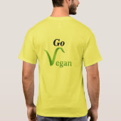 Le T-shirt Do the Right Thing Go Vegan (2 côtés) (Dos)