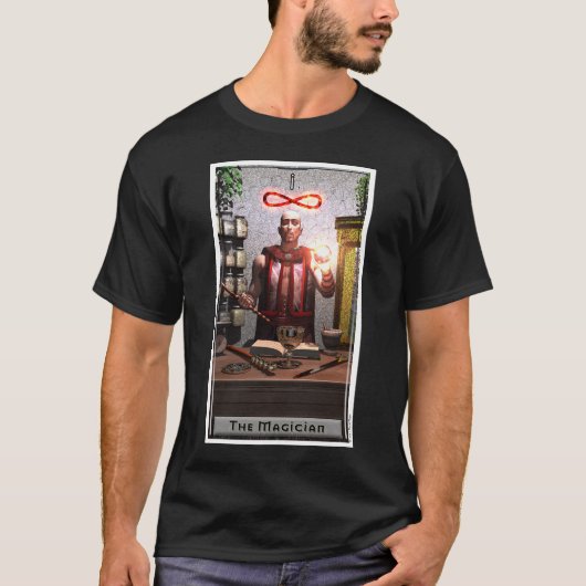 Le T-shirt d'obscurité de magicien (Devant)