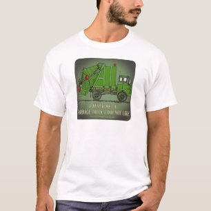 Le T-shirt d'opérateur de camion à ordures des