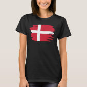 Le T-Shirt Drapeau Danois (Devant)