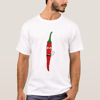Le T-shirt drôle de l'amant épicé de piment