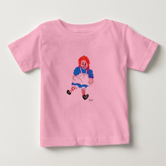 Le T-shirt du bébé Ann Raggedy par Sarr (Devant)