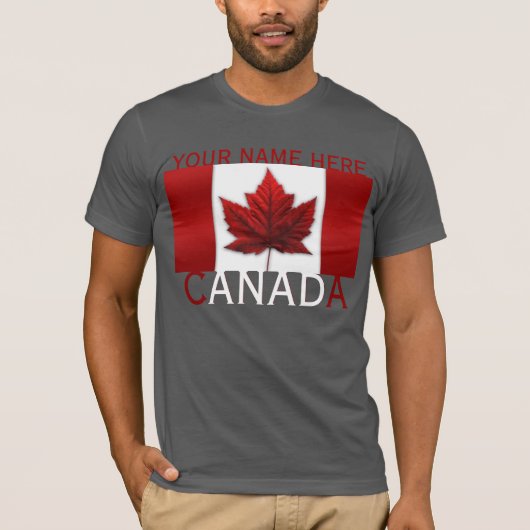 Le T-shirt du Canada a personnalisé le SM - (Devant)