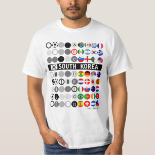 Le T-shirt du groupe B de la Coupe du monde 2010 e