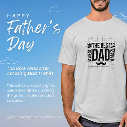 Le T-Shirt du Meilleur Papa Génial Incroyable