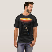 Le T-Shirt du Système Solaire (Devant entier)