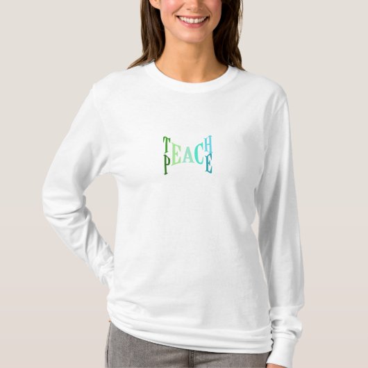 Le T-shirt enseignent la paix (Devant)