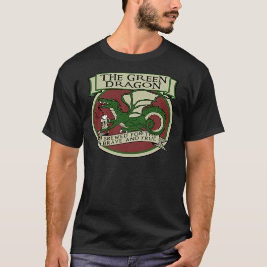 Le T-shirt Essential Dragon Vert (Devant)