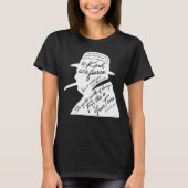 Le T-shirt foncé de base des femmes de Churchill (Devant)