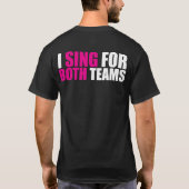 Le T-shirt foncé de base des hommes Bisectional (Dos)