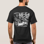 Le T-shirt foncé de base des hommes d'AH-64 Apache (Dos)