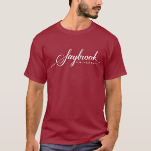 Le T-shirt foncé de base des hommes de Saybrook