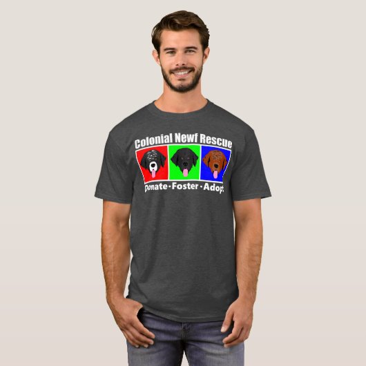 Le T-shirt foncé des hommes (Devant entier)