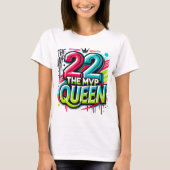 Le T-shirt Graffiti MVP Queen - Bold Numéro 22 (Devant)