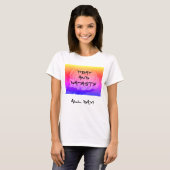 Le T-shirt graphique Slouchy des femmes (Devant entier)