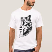 Le T-Shirt Graphique The Hunter Wolf - Faune Local (Devant)