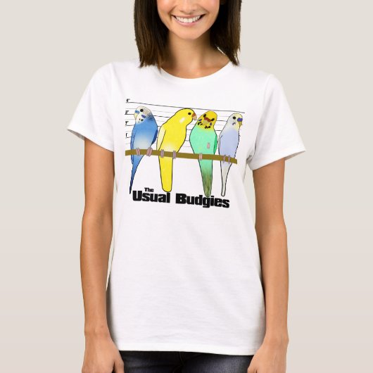 Le T-shirt habituel de perruches (Devant)