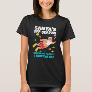 Le T-Shirt hors saison de Santa – Naughty