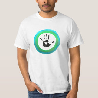 Le T-shirt humain de drapeau