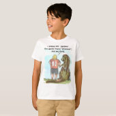 Le T-shirt humoristique de Jurassic Jacked Kid - ' (Devant entier)