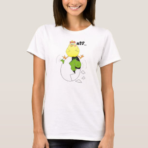 Le T-shirt humoristique des femmes de poulet et de