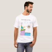 Le T-shirt impair d'aileron de chat de peloton (Devant entier)