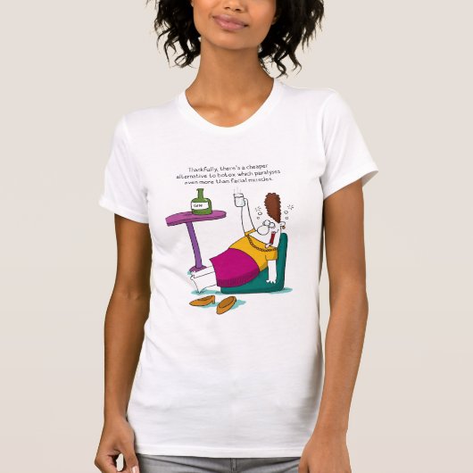 Le T-shirt impair de genièvre de botox de peloton (Devant)