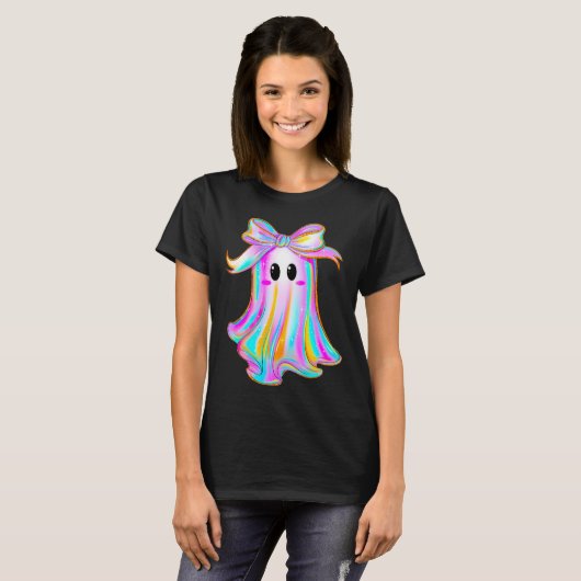 Le T-shirt Iridescente Ghost (Devant entier)