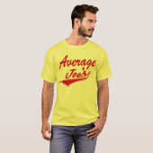 Le T-shirt jaune de Joe moyen (Devant entier)