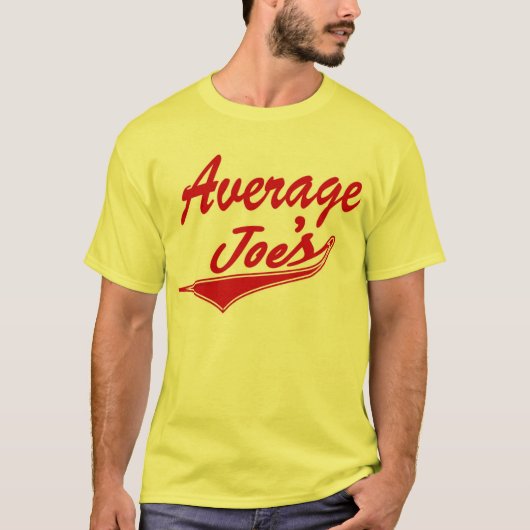 Le T-shirt jaune de Joe moyen (Devant)