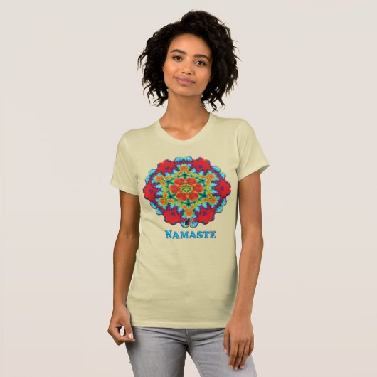Le T-shirt Kaleidoscope Rosey Namaste (Devant entier)