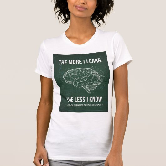 Le T-Shirt Le Paradoxe de la Connaissance (Devant)