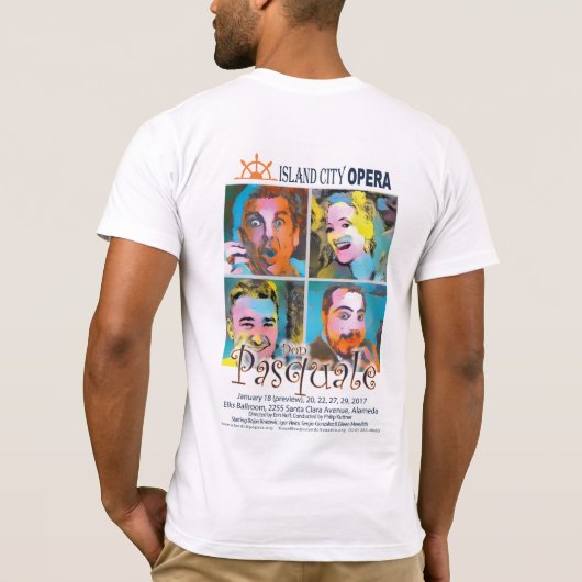 Le T-shirt léger des hommes de Don Pasquale (Dos)
