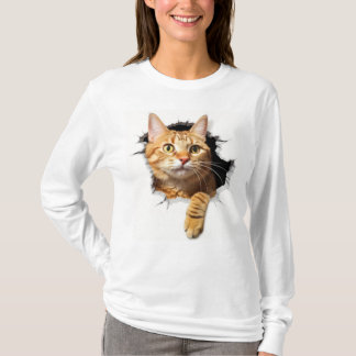 "Le T-shirt Meow du chat"