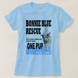 Le T-shirt mignon des femmes bleues de délivrance