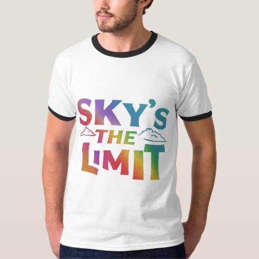 Le T-shirt Multicolor Limit Sky (Devant)