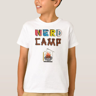 Le T-shirt nerd des enfants de camp